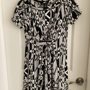 BCBG Maxazaria Patterned Dress (XS)
